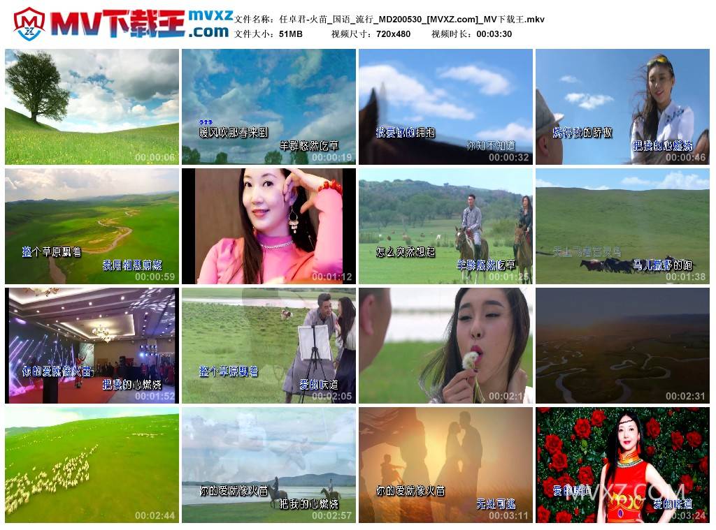 任卓君-火苗_国语_流行_MD200530